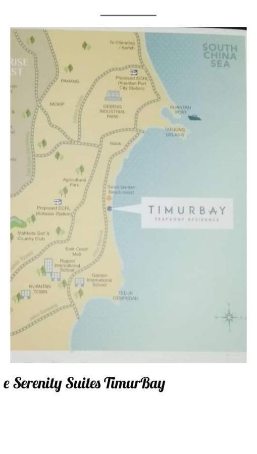 Timur Bay Sea View & Pool View 2Br Family Suite Kampung Saberang Balok Exterior foto